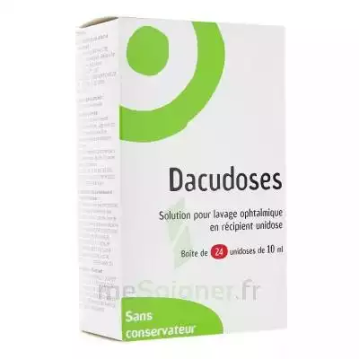 Dacudoses Solution Pour Lavement Ophtalmologique 24unid/10ml à Belfort