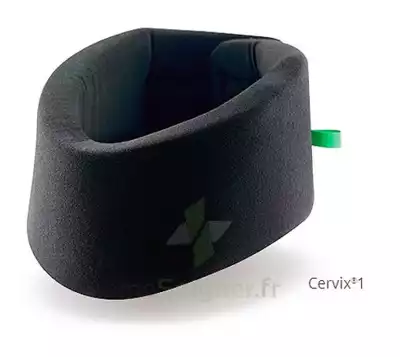 Cervix 1 Collier Cervical Souple Noir/vert H9cm T2 à Belfort