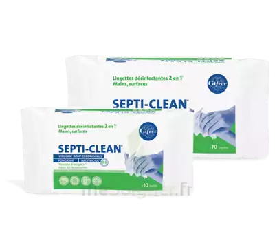 Septi-clean Lingette DÉsinfectante Paquet/70 à Belfort